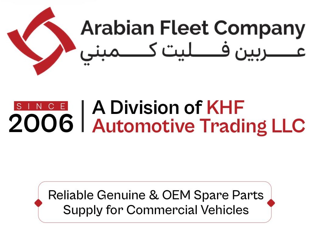 Arabian Fleet Company. Since 2006, a division of KHF Automotive Trading LLC. Reliable genuine and OEM spare parts supply for commercial vehicles.